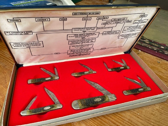 1989 Case Family Tree Knife Set