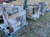 (3) Pallets of Cement Blocks