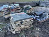 Misc. Pallets of Shingles and Tar Paper