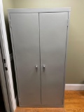 Metal Cabinet and Office Supplies