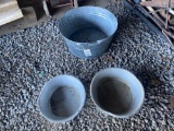 Galvanized Bucket and Tubs