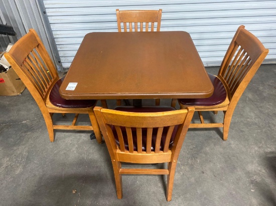 (1)Dining Table with (4) Chairs