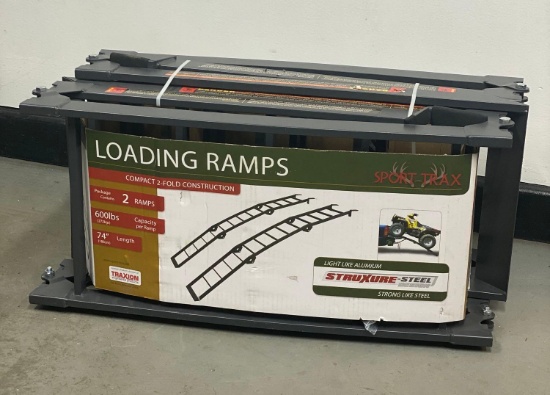 New Sport-Trax Traxion Folding Loading Ramps