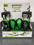 (1) 2 Pack Ratchet Strap