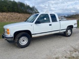 1996 GMC Sierra 4X4 Pickup Truck, VIN # 1GTEK19R6TE537728