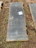 New Solid Skidsteer Backing Plate