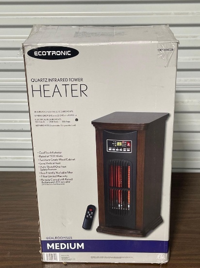 Ecotronic Quartz Infrared Tower Heater Still In Box