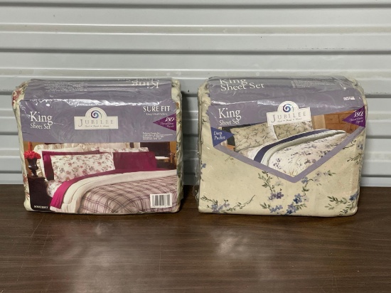 2 Jubilee King Sheet Sets