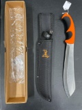 Elk Ridge Fixed Blade Hunting Knife and Nylon Sheath