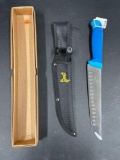 Elk Ridge Fixed Blade Knife and Nylon Sheath