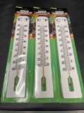 (3) Garden Thermometers