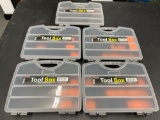 (5) 10in Tool Boxes