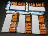 (5) Magnetic For Sale Signs