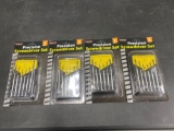 (4) 6pc Precision Screwdriver Set