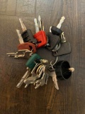 Heavy Equipment Key Set