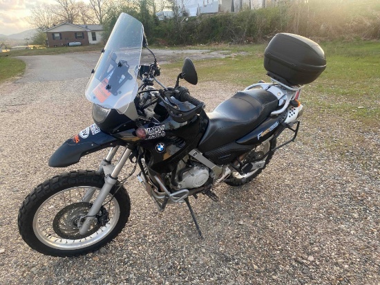 2002 BMW F650GS Motorcycle, VIN # WB10182A32ZE46904
