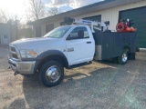 2015 Ram 5500 4X4 Crane Service Truck , VIN # 3C7WRNBL1FG591497