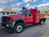 2007 Ford F-450 4X4 Crane Service Truck, VIN # 1FDXF47Y67EA55674