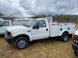 2001 Ford F-550 4x4 Utility Truck, VIN # 1FDAF57FX1ED84914