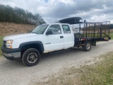 2006 Chevrolet Silverado 4x4 Landscape Pickup Truck, VIN # 1GCHK29U36E274951