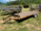16ft Double Axle Flatbed Bumper Pull Trailer