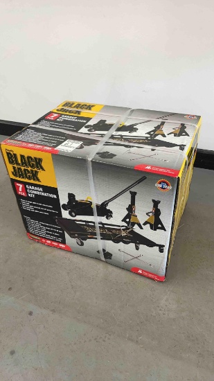New Black Jack 7Pc Garage Kit