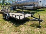 2018 Carry-On 14ft Utility Trailer, VIN # 4YMBU142XJG029946