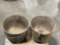 (2) Cast Iron Pots