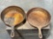 (2) Cast Iron Skillet