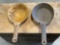 (2) Metal Frying Pans