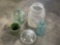 Misc. Glass Jars and Wooden Bucket