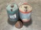 (2) Antique Gas Cans With Funnel