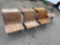 (3) Antique School Desks and Chair