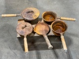 (5) Cast Iron Pans