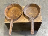 (2) Metal Frying Pans