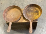 (2) Metal Frying Pans