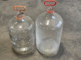 (2) Glass Jugs