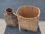 (2) Woven Baskets