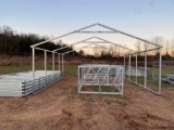 (1) 25x24x8 Metal Building Frame