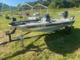2013 Bass Tracker Pro 165 Boat and Trailer