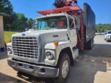 1985 Ford LT9000 Debris Grapple Truck, VIN # 1FDYU90X5FVA51638