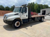 2002 International 4300 Flatbed Truck, VIN # 1HTMMAAN02H524066