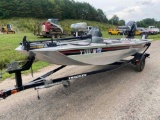 2013 Bass Tracker Boat and Trailer