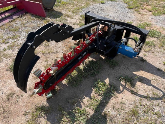 New Hydraulic Quick Attach Skidsteer Trencher