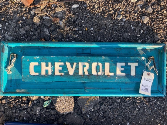 Chevrolet Tailgate Metal Sign