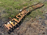 Welcome To The Ranch Metal Sign