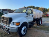 2000 Ford F-650 Water Truck, VIN # 3FDNF6514YMA11242