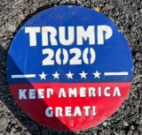 Trump 2020 Keep America Great Metal Sign