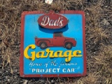 Dad?s Garage Home of the Famous Project Car Metal Sign