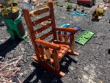 (1) Cedar Rocking Chair